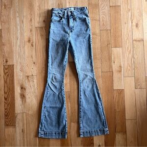 River Island Denim Specialist Womens Light Wash Flare Jeans Size 2